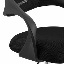Cheapest 💯 Modway Thrive Mesh Ergonomic Adjustable Swivel Office Chair In Black 🤩 -Deals Writing Desks Store 1946596 4 L