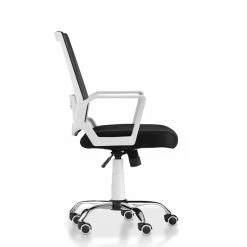 Best Sale ⭐ Furniture Of America Zeneth Metal Ergonomic Office Chair In Black And White ⭐ -Deals Writing Desks Store 1954165 6 L