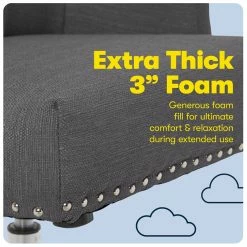 Deals 🧨 Serta At Home Serta Leighton Home Office Chair With Memory Foam - Graphite 😉 -Deals Writing Desks Store 1971029 29 L