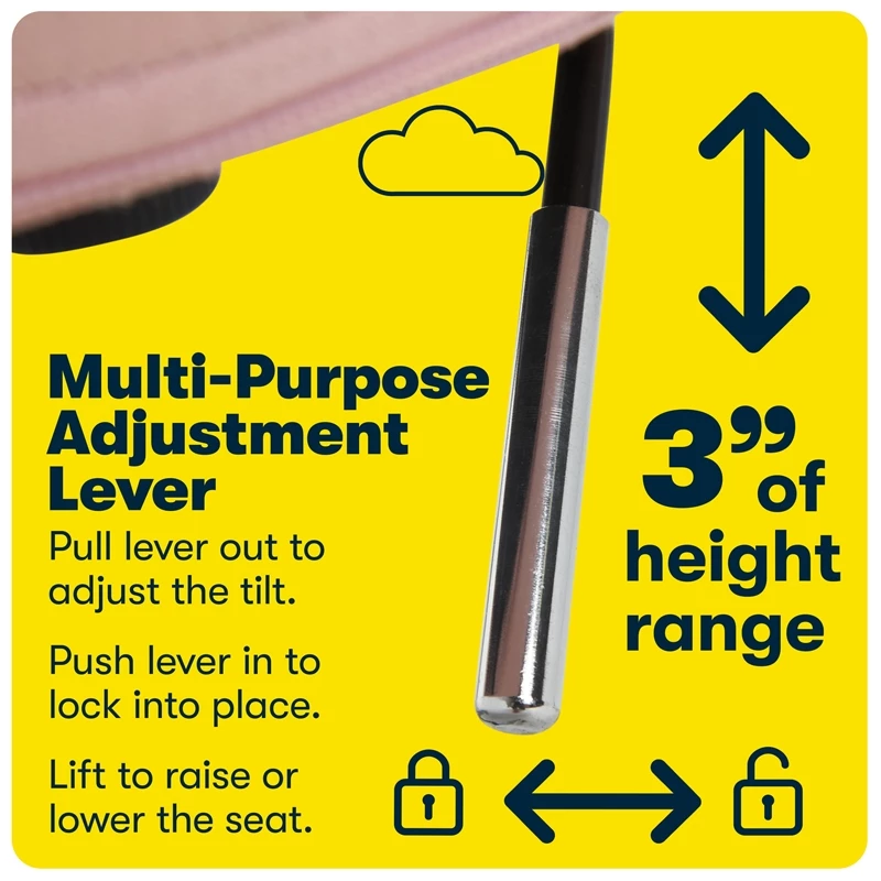 Discount ๐ Serta At Home Serta Leighton Home Office Chair With Memory Foam Pink ๐ 8 Discount ๐ Serta At Home Serta Leighton Home Office Chair With Memory Foam Pink ๐ - Image 6