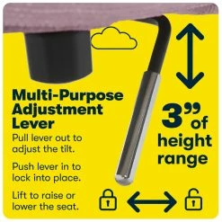 Buy โญ Serta At Home Serta Leighton Home Office Chair With Memory Foam Lilac ๐ 20 Buy โญ Serta At Home Serta Leighton Home Office Chair With Memory Foam Lilac ๐ -Deals Writing Desks Store 1971031 28 L