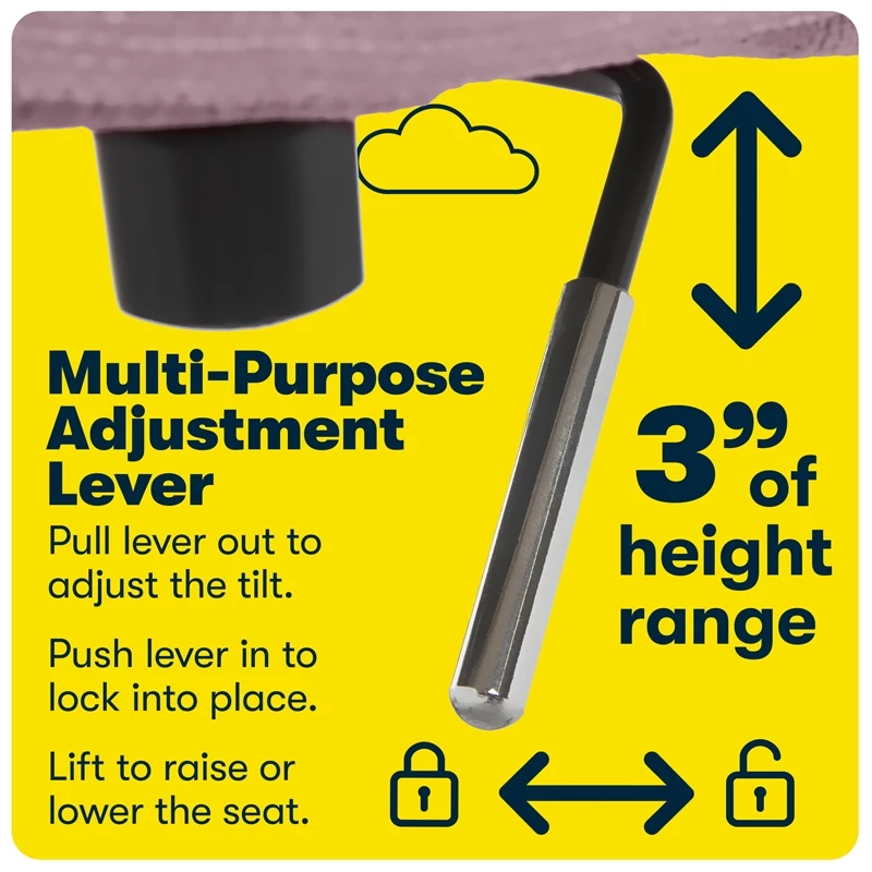 Buy โญ Serta At Home Serta Leighton Home Office Chair With Memory Foam Lilac ๐ 8 Buy โญ Serta At Home Serta Leighton Home Office Chair With Memory Foam Lilac ๐ - Image 6