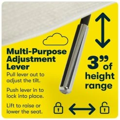 Promo ⭐ Serta At Home Serta Leighton Home Office Chair With Memory Foam Ivory 🧨 -Deals Writing Desks Store 1971033 16 L