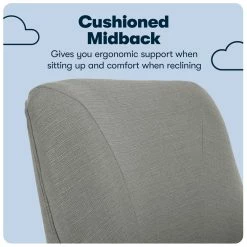 Brand new 🌟 Serta At Home Serta Leighton Home Office Chair With Memory Foam Medium Gray 🌟 -Deals Writing Desks Store 1971034 29 L