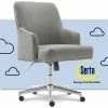 Brand new 🌟 Serta At Home Serta Leighton Home Office Chair With Memory Foam Medium Gray 🌟