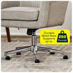 Discount ✨ Serta At Home Serta Ashland Ergonomic Home Office Chair With Memory Foam Cushioning Light Gray 🎉 -Deals Writing Desks Store 1971201 37 L