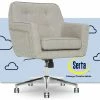 Discount ✨ Serta At Home Serta Ashland Ergonomic Home Office Chair With Memory Foam Cushioning Light Gray 🎉 2 Discount ✨ Serta At Home Serta Ashland Ergonomic Home Office Chair With Memory Foam Cushioning Light Gray 🎉 -Deals Writing Desks Store 1971201 38 L