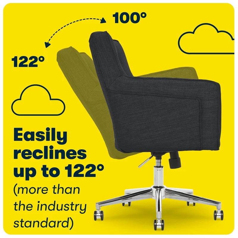 Flash Sale 🔥 Serta At Home Serta Ashland Ergonomic Home Office Chair With Memory Foam Cushioning - Charcoal 🥰 10 Flash Sale 🔥 Serta At Home Serta Ashland Ergonomic Home Office Chair With Memory Foam Cushioning - Charcoal 🥰 - Image 8