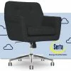 Flash Sale 🔥 Serta At Home Serta Ashland Ergonomic Home Office Chair With Memory Foam Cushioning - Charcoal 🥰 -Deals Writing Desks Store 1971202 36 L