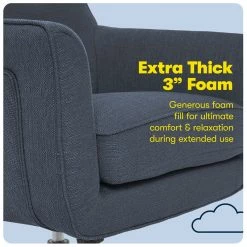 Best deal 😉 Serta At Home Serta Ashland Ergonomic Home Office Chair With Memory Foam Cushioning - Blue 😉 -Deals Writing Desks Store 1971205 28 L