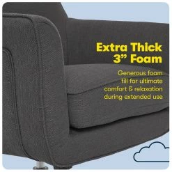 Budget ❤️ Serta At Home Serta Ashland Ergonomic Home Office Chair With Memory Foam Cushioning - Graphite 😉 -Deals Writing Desks Store 1971206 28 L