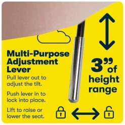 Hot Sale 🎉 Serta At Home Serta Ashland Ergonomic Home Office Chair With Memory Foam Cushioning - Pink 😀 -Deals Writing Desks Store 1971207 28 L