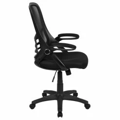 Promo ❤️ Flash Furniture High-Back Ergonomic Mesh Office Swivel Chair In Black 🤩 -Deals Writing Desks Store 1978072 10 L
