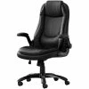 Best Pirce 😉 Monarch 45" Contemporary Faux Leather Executive Office Swivel Chair In Black 👏 1 Best Pirce 😉 Monarch 45" Contemporary Faux Leather Executive Office Swivel Chair In Black 👏 -Deals Writing Desks Store 1987082 L