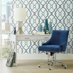 Top 10 🛒 PRI Luxe Button Back Office Chair In Navy Blue Velvet 😉 12 Top 10 🛒 PRI Luxe Button Back Office Chair In Navy Blue Velvet 😉 -Deals Writing Desks Store 1987454 1 L