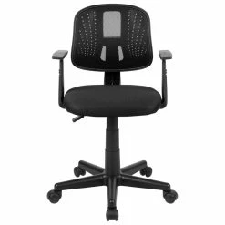 Outlet 😍 Flash Furniture Fundamentals Pivot Mesh Back Office Swivel Chair In Black ⌛ 10 Outlet 😍 Flash Furniture Fundamentals Pivot Mesh Back Office Swivel Chair In Black ⌛ -Deals Writing Desks Store 1987921 3 L