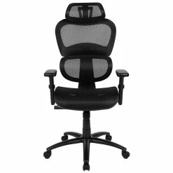 Best Sale 👏 Flash Furniture Ergonomic Mesh Office Desk Chair In Black ⭐ -Deals Writing Desks Store 1990315 3 L