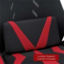 Best Pirce 🔥 Modway Speedster Mesh Gaming Computer Chair In Black And Red ✔️ -Deals Writing Desks Store 1996192 20 L