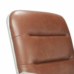 Buy 🔥 Finch Franklin Modern Leather Desk Chair Brown ✨ -Deals Writing Desks Store 1997735 15 L