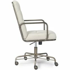 Outlet ✨ Finch Franklin Modern Fabric Desk Chair Cream 😉 -Deals Writing Desks Store 1997737 22 L