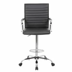 Best deal 🔔 Boss Office Products Boss Office Modern Ribbed Back Adjustable Sit-Stand Stool In Black ❤️ -Deals Writing Desks Store 1998004 2 L