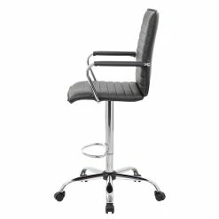 Best deal 🔔 Boss Office Products Boss Office Modern Ribbed Back Adjustable Sit-Stand Stool In Black ❤️ -Deals Writing Desks Store 1998004 3 L