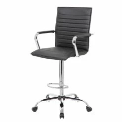 Best deal 🔔 Boss Office Products Boss Office Modern Ribbed Back Adjustable Sit-Stand Stool In Black ❤️