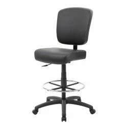 Discount ✔️ Boss Office Products Boss Office Heavy Duty Wide Seat Drafting Stool Without Arms ✔️ -Deals Writing Desks Store 1998006 2 L