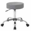 Deals 🤩 Boss Office Products Boss Office Modern Fabric Gray Caresoft Medical Lab Rolling Stool 😉 -Deals Writing Desks Store 1998010 L