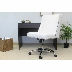 Buy ๐ฅ Boss Office Products Boss Office Desk Chair In White Velvet ๐ 8 Buy ๐ฅ Boss Office Products Boss Office Desk Chair In White Velvet ๐ -Deals Writing Desks Store 1998020 4 L