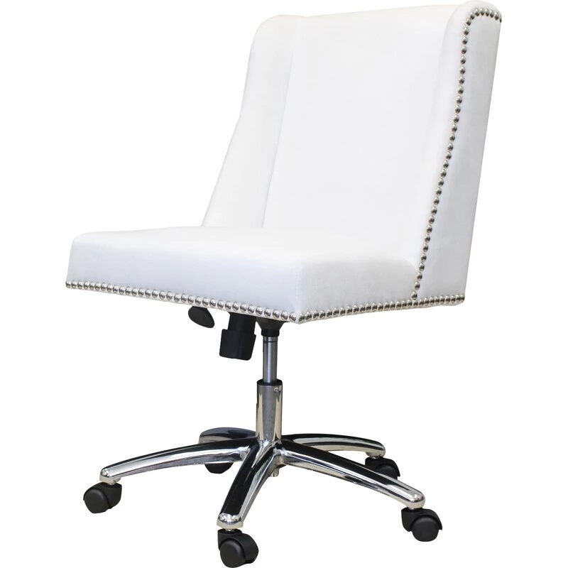Buy ๐ฅ Boss Office Products Boss Office Desk Chair In White Velvet ๐ 3 Buy ๐ฅ Boss Office Products Boss Office Desk Chair In White Velvet ๐