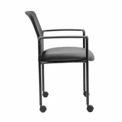 Best reviews of 🔥 Boss Office Products Boss Office Mesh Guest Chair With Casters In Black 🎉 -Deals Writing Desks Store 1998024 11 L