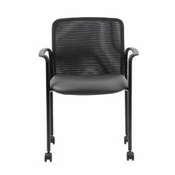 Best reviews of 🔥 Boss Office Products Boss Office Mesh Guest Chair With Casters In Black 🎉