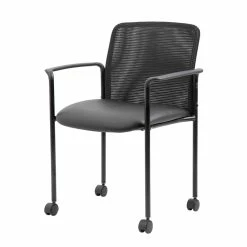 Best reviews of 🔥 Boss Office Products Boss Office Mesh Guest Chair With Casters In Black 🎉 -Deals Writing Desks Store 1998024 8 L