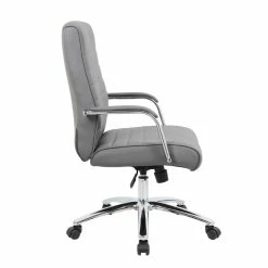Top 10 ✨ Boss Office Products Boss Office Modern Executive Conference Chair In Grey 🧨 -Deals Writing Desks Store 1998025 4 L