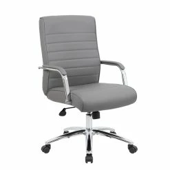 Deals Writing Desks Store 20 Top 10 โจ Boss Office Products Boss Office Modern Executive Conference Chair In Grey ๐งจ