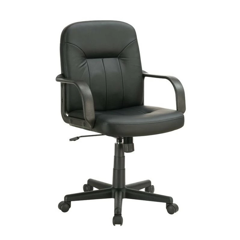Cheapest ⌛ Stonecroft Furniture Stonecroft Jackson Adjustable Faux Leather Office Chair In Black ⌛ 3 Cheapest ⌛ Stonecroft Furniture Stonecroft Jackson Adjustable Faux Leather Office Chair In Black ⌛