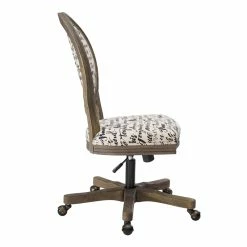 Cheap 🔔 Riverbay Furniture Carrington Paris Fabric And Wood Office Chair In Gray 😀 17 Cheap 🔔 Riverbay Furniture Carrington Paris Fabric And Wood Office Chair In Gray 😀 -Deals Writing Desks Store 2008954 6 L