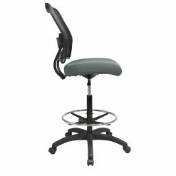 Deals 🥰 Office Star Deluxe AirGrid Back Drafting Chair With Mesh Gray Fabric Seat ✔️ 8 Deals 🥰 Office Star Deluxe AirGrid Back Drafting Chair With Mesh Gray Fabric Seat ✔️ -Deals Writing Desks Store 2015725 2 L