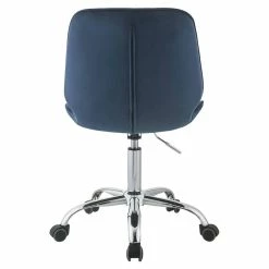 Deals ๐ ACME Furniture ACME Muata Tufted Velvet Armless Office Chair In Twilight Blue And Chrome ๐ฅฐ 14 Deals ๐ ACME Furniture ACME Muata Tufted Velvet Armless Office Chair In Twilight Blue And Chrome ๐ฅฐ -Deals Writing Desks Store 2020565 10 L