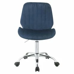 Deals ๐ ACME Furniture ACME Muata Tufted Velvet Armless Office Chair In Twilight Blue And Chrome ๐ฅฐ 12 Deals ๐ ACME Furniture ACME Muata Tufted Velvet Armless Office Chair In Twilight Blue And Chrome ๐ฅฐ -Deals Writing Desks Store 2020565 8 L