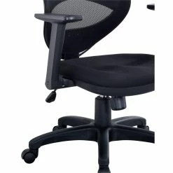 Coupon 🛒 ACME Furniture ACME Arfon Plastic Gaming Chair With Mesh Metal Back In Black 🧨 -Deals Writing Desks Store 2103959 10 L