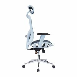 Top 10 💯 Techni Mobili High-Back Executive Fabric Mesh Office Chair With Arms - Blue 🔔 -Deals Writing Desks Store 2104355 8 L