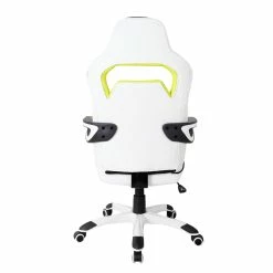 Outlet 🛒 Techni Mobili Ergonomic Essential Fabric Racing Style Home & Office Chair- White 🛒 -Deals Writing Desks Store 2104359 4 L