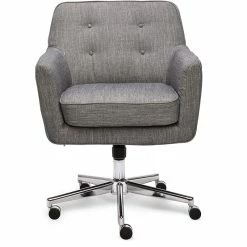 Discount 🧨 Allora Home Office Chair In Winter River Gray 🥰 -Deals Writing Desks Store 2107593 10 L