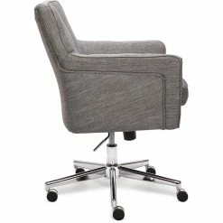 Discount 🧨 Allora Home Office Chair In Winter River Gray 🥰 -Deals Writing Desks Store 2107593 11 L