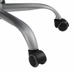 Outlet 🌟 Linon Colton Metal Upholstered Office Chair In Gray 🤩 -Deals Writing Desks Store 2116721 5 L