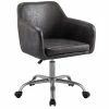 Best reviews of 🎁 Linon Colton Metal Upholstered Office Chair In Charcoal 🥰 -Deals Writing Desks Store 2116725 L