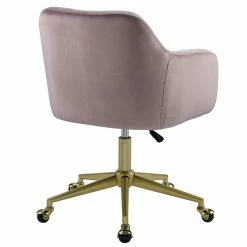 New 🥰 Riverbay Furniture Upholstered Quilted Office Chair In Pink ⭐ 16 New 🥰 Riverbay Furniture Upholstered Quilted Office Chair In Pink ⭐ -Deals Writing Desks Store 2118699 2 L