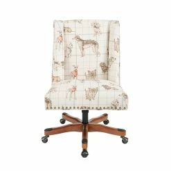 Top 10 🛒 Riverbay Furniture 🐶 Dog Wood Upholstered Office Chair In Beige 😀 -Deals Writing Desks Store 2118829 2 L